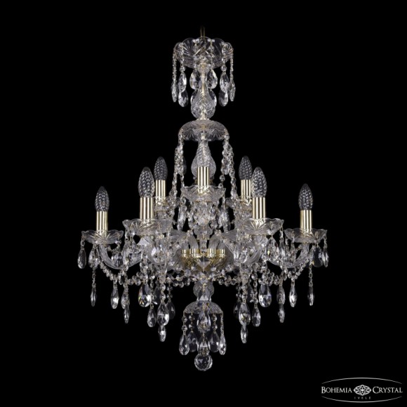 Подвесная люстра Bohemia Ivele Crystal 1415/6+3/200/XL-77 G