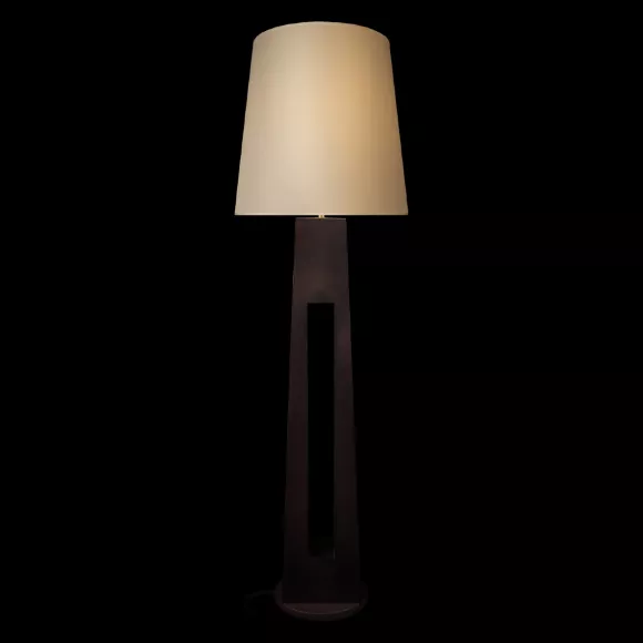 Торшер Loft IT Margaret 10566F, Коричневый, Белый, Дерево, крупный план основания Торшер Loft IT Margaret 10566F, Коричневый, Белый, Дерево, крупный план основания