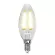 Лампа светодиодная филаментная (UL-00002198) Uniel E14 6W 4000K прозрачная LED-C35-6W/NW/E14/CL GLA01TR