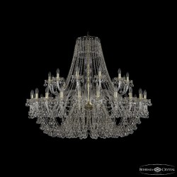 Подвесная люстра Bohemia Ivele Crystal 1409/24+12/530 G