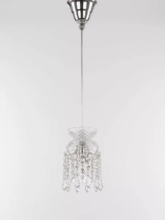 Подвесной светильник Bohemia Ivele Crystal 14781P/11 Ni Drops Подвесной светильник Bohemia Ivele Crystal 14781P/11 Ni Drops