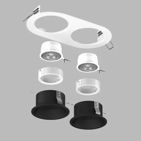 Встраиваемый светильник Lightstar Domino (214656+214607+214607+214006+214006) D6560707WMOD Встраиваемый светильник Lightstar Domino (214656+214607+214607+214006+214006) D6560707WMOD