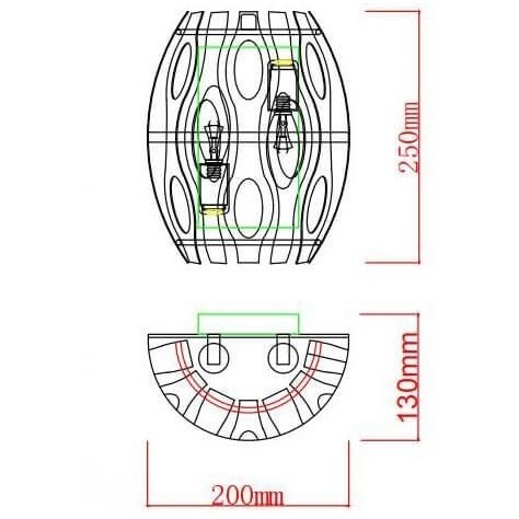 Настенный светильник Rivoli Meike 4080-402 Б0047925