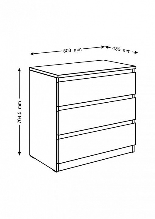 Комод Мальта SHST_2.05.02.040.3