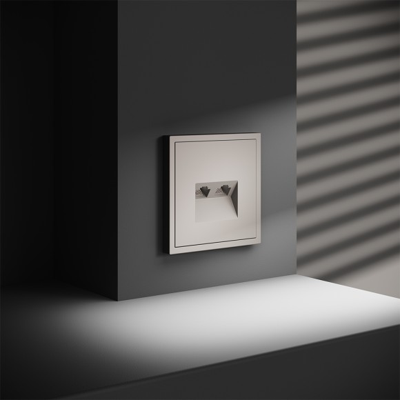 Розетка компьютерная двойная Voltum S70 VLS060203