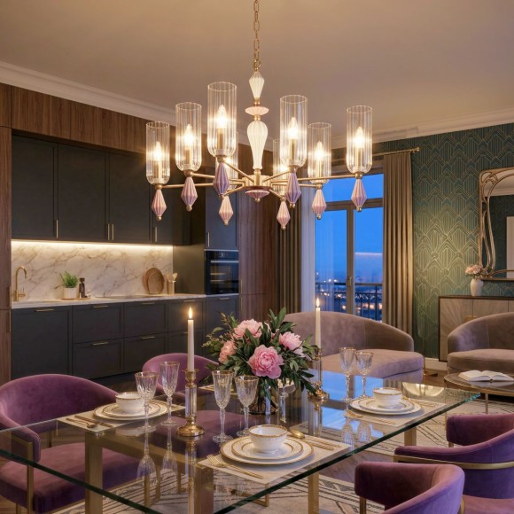 Подвесная люстра Citilux Fernet CL254180