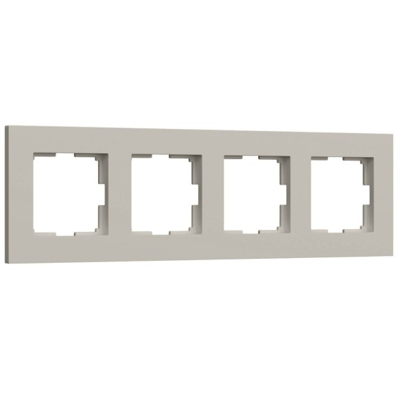 Рамка на 4 поста Werkel Slab (дымчатый софт) W0042917 4690389218453 a071628