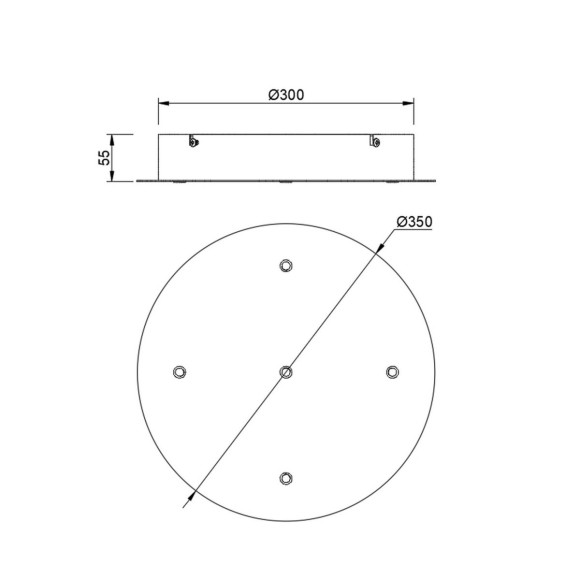 Подвесная люстра Mantra Arrecife 9365+9220 (5L)