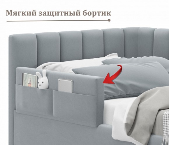 Кровать односпальная Milena NMB_TE-00005377