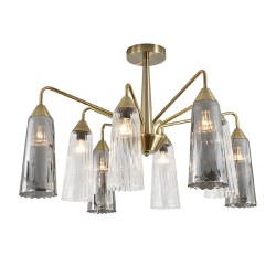 Люстра на штанге Indigo Campana 13028/8R Brass V000510