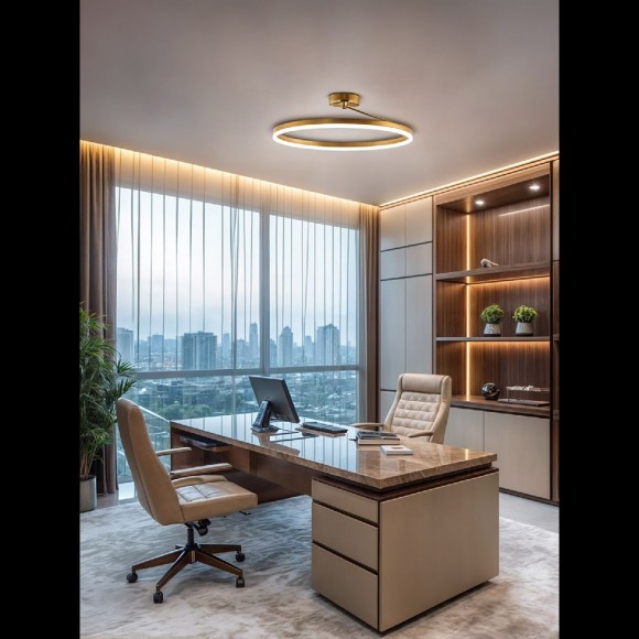 Потолочная светодиодная люстра с пультом управления Natali Kovaltseva Finam LED LAMPS 81121/3C