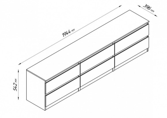 Тумба под ТВ Кастор SHST_2.03.03.110.1