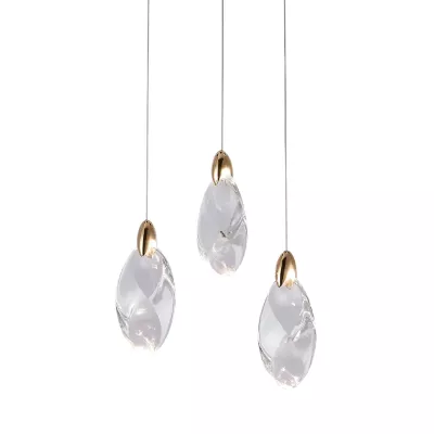 Подвесной светильник Delight Collection OD2439-3 gold/clear