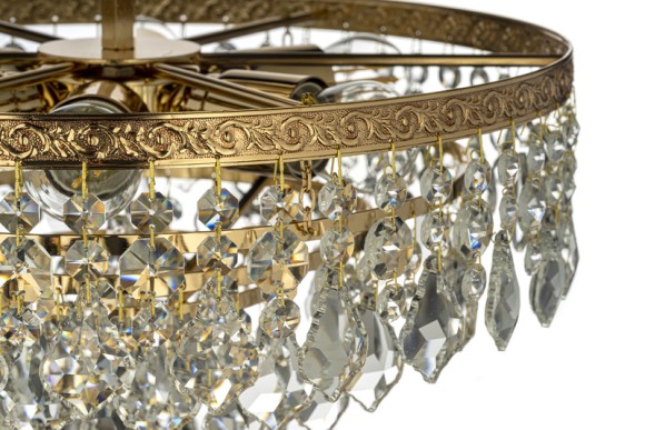 Люстра на штанге Arti Lampadari Castellana E 1.3.38.602 G