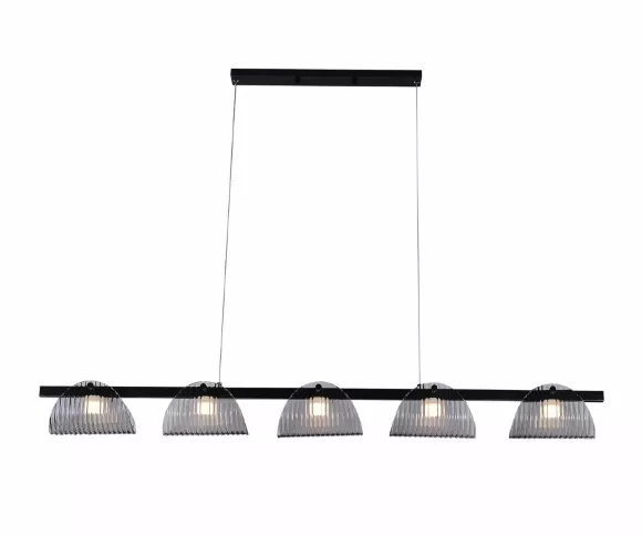 Подвесная люстра Kink Light Каспи 08447-5AL,19(16), Черный, Прозрачный, Нейтральный белый Подвесная люстра Kink Light Каспи 08447-5AL,19(16), Черный, Прозрачный, Нейтральный белый
