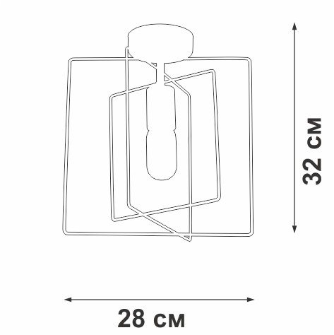 Потолочный светильник Vitaluce V3793-0/1PL