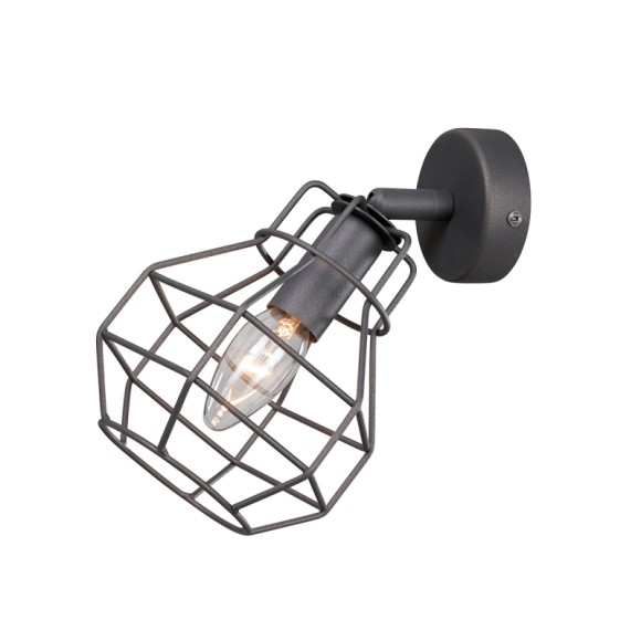 Спот Vitaluce V4883 V4883-2/1A, E14, 40W, графит