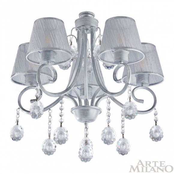 Потолочная люстра Arte Milano Amalfi 337146/5 WT+SL