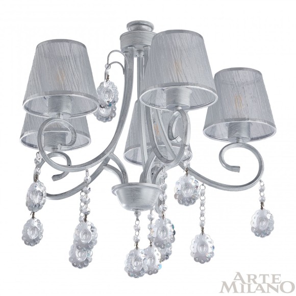 Потолочная люстра Arte Milano Amalfi 337146/5 WT+SL