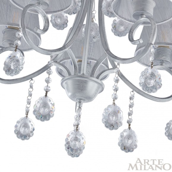Потолочная люстра Arte Milano Amalfi 337146/5 WT+SL