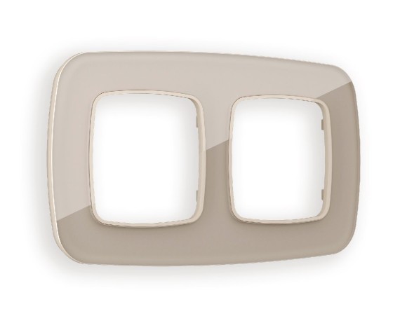 Рамка двухместная Ambrella Volt Radian OF350602