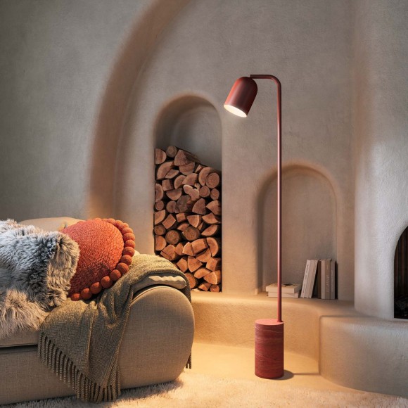 Торшер Arlight SP-MASON-FLOOR-R143-6W Warm3200-MIX (BG, 120 deg, 230V) (IP20, Травертин) 060782