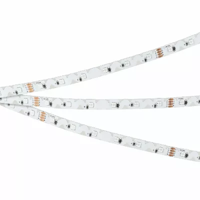 Светодиодная лента Arlight RZ-A60-8mm 24V RGB (8 W/m, IP20, 2835, 5m) 042909