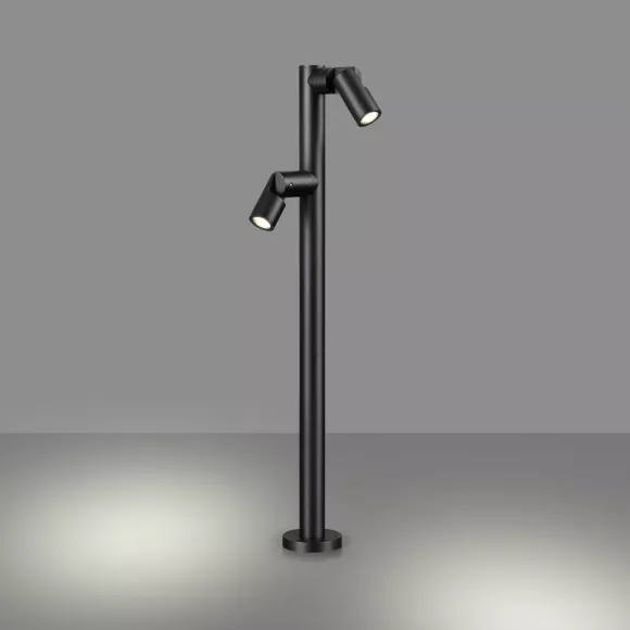 Ландшафтный светильник Novotech Street Ralte 371063, Черный, Алюминий, Современный стиль, основание крупным планом