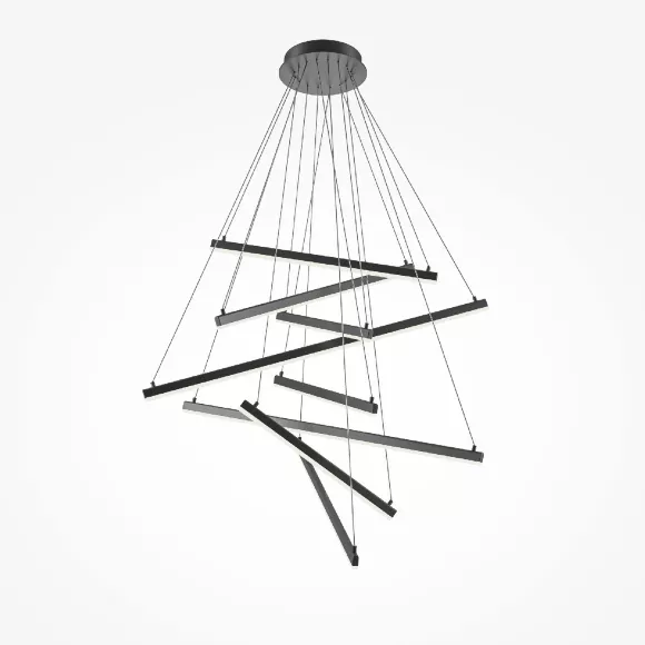 Каскадная люстра Maytoni Line MOD016PL-L96BK, 3000, 4000