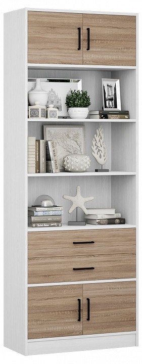 Стеллаж комбинированный Либерти-51-128 MAS_Liberti-51-BT-DS-128