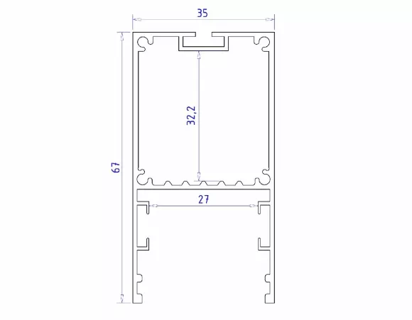 Алюминиевый профиль Ambrella Light Profile System GP3000BK Алюминиевый профиль Ambrella Light Profile System GP3000BK