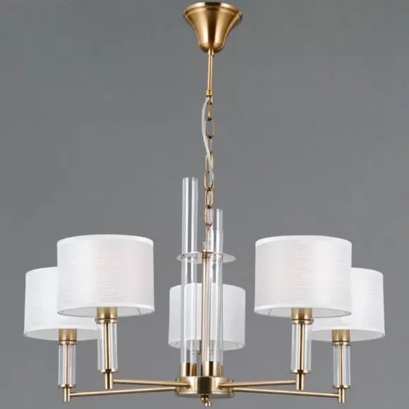Подвесная люстра Illumico IL0755-5PSQ-25 BRASS GENOA Подвесная люстра Illumico IL0755-5PSQ-25 BRASS GENOA