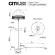 Торшер Citilux Базель CL407925T, Белый, Бежевый, Металл