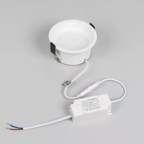 Встраиваемый светильник Arlight MS-BREEZE-BUILT-R104-12W Day4000 (WH, 90 deg, 230V) (IP20 Металл) 035611(1)