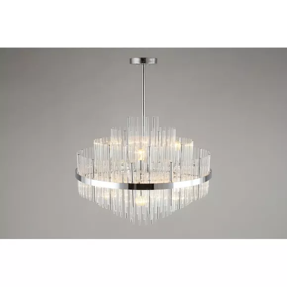 Люстра на штанге Omnilux Alatri OML-69207-09, Модерн, Прозрачный, Хром Люстра на штанге Omnilux Alatri OML-69207-09, Модерн, Прозрачный, Хром