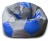 Кресло-мешок Мяч Серо-Синий (Оксфорд) DRB_4066