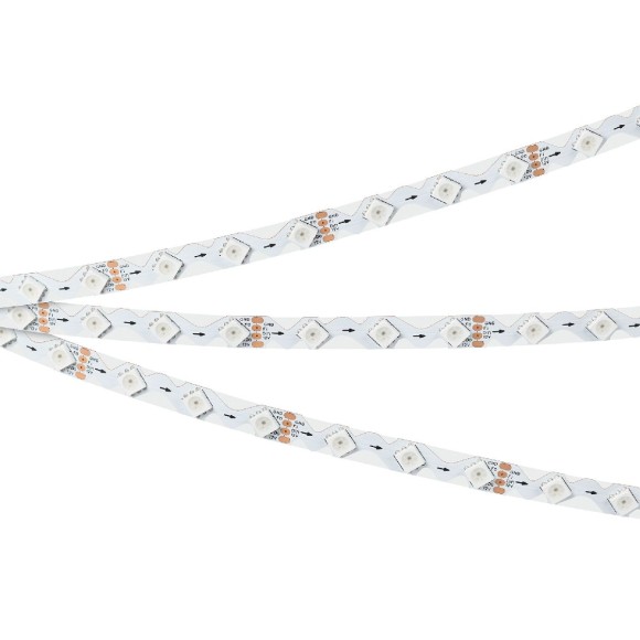 Светодиодная лента Arlight SPI-RZ-B60-8mm 12V RGB-PX1-BPT (9 W/m, IP20, 5060, 5m) 047382
