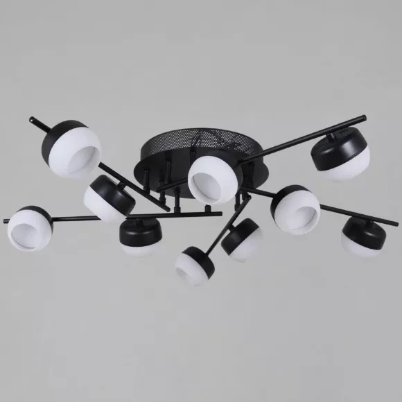 Потолочная люстра Reluce 11590-0.3-10 Black, Черный, Белый, Металл, вид сверху