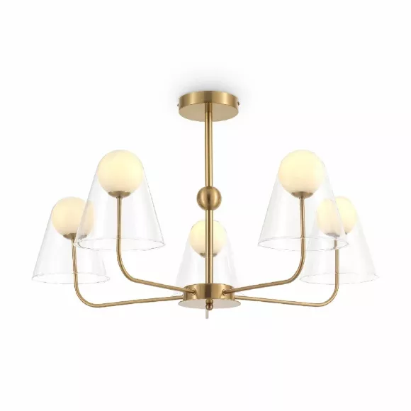 Люстра на штанге Freya Doublety FR5382PL-05BS Люстра на штанге Freya Doublety FR5382PL-05BS