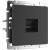 Розетка Werkel Ethernet RJ-45 черный матовый W1181008 4690389156946