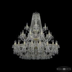 Подвесная люстра Bohemia Ivele Crystal 1409/20+10+5/400/3d G