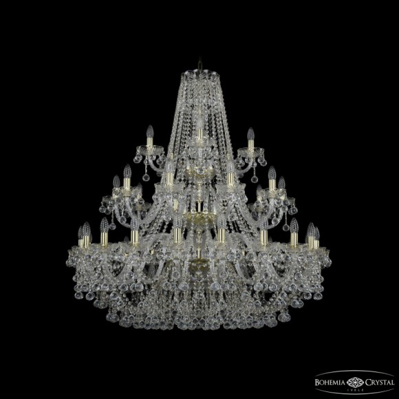 Подвесная люстра Bohemia Ivele Crystal 1409/20+10+5/400/3d G