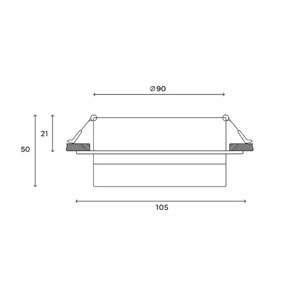 Встраиваемый светильник Hesby Lighting Nimbus HSBL_0130 Встраиваемый светильник Hesby Lighting Nimbus HSBL_0130