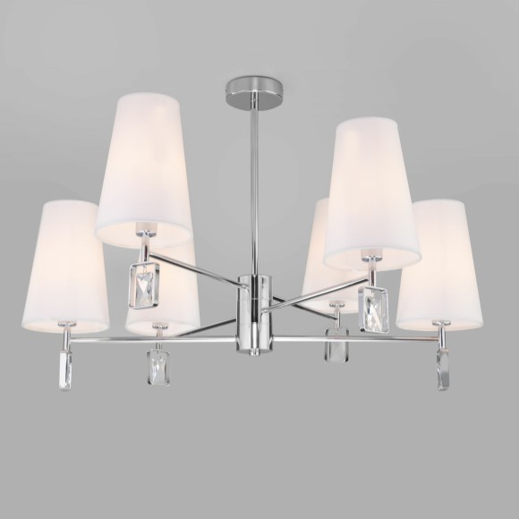 Люстра на штанге Eurosvet Milazzo 60137/6 хром a060125