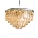 Подвесная люстра Delight Collection 1920s Odeon KR0387P-10A chrome/amber