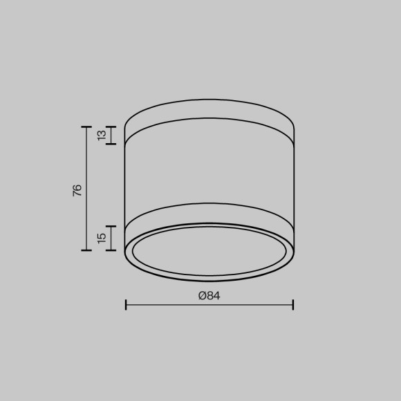 Потолочный светильник Maytoni Technical Pauline C120CL-GX53-W