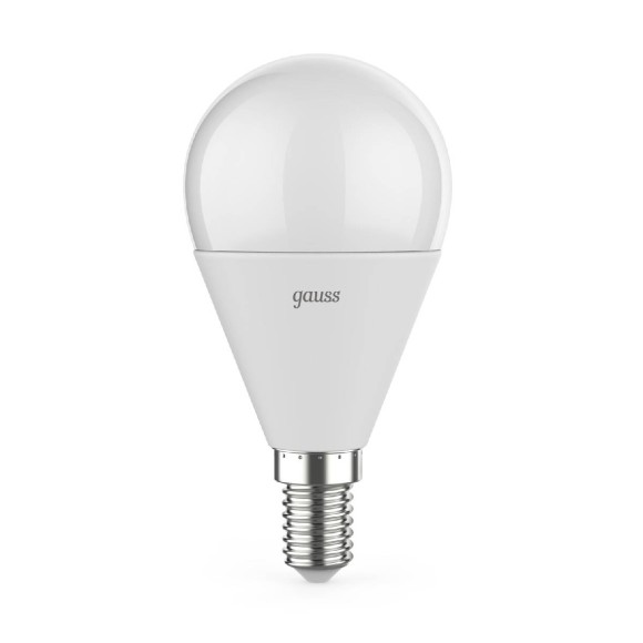 Лампа светодиодная диммируемая Gauss E14 7W 3000K матовая 105101107-D