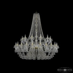 Подвесная люстра Bohemia Ivele Crystal 1409/24+12/530/h-160 G
