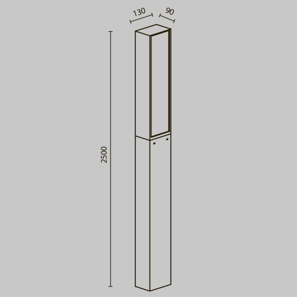 Парковый светильник Maytoni Blitz O470FL-L40GF3K