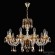 Подвесная люстра Bohemia Ivele Crystal 5417/10/240 G Amber/M-1H K721